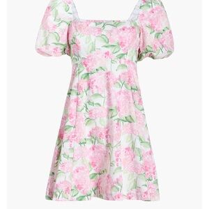 Hill House Pink Hydrangea with Matching Bow